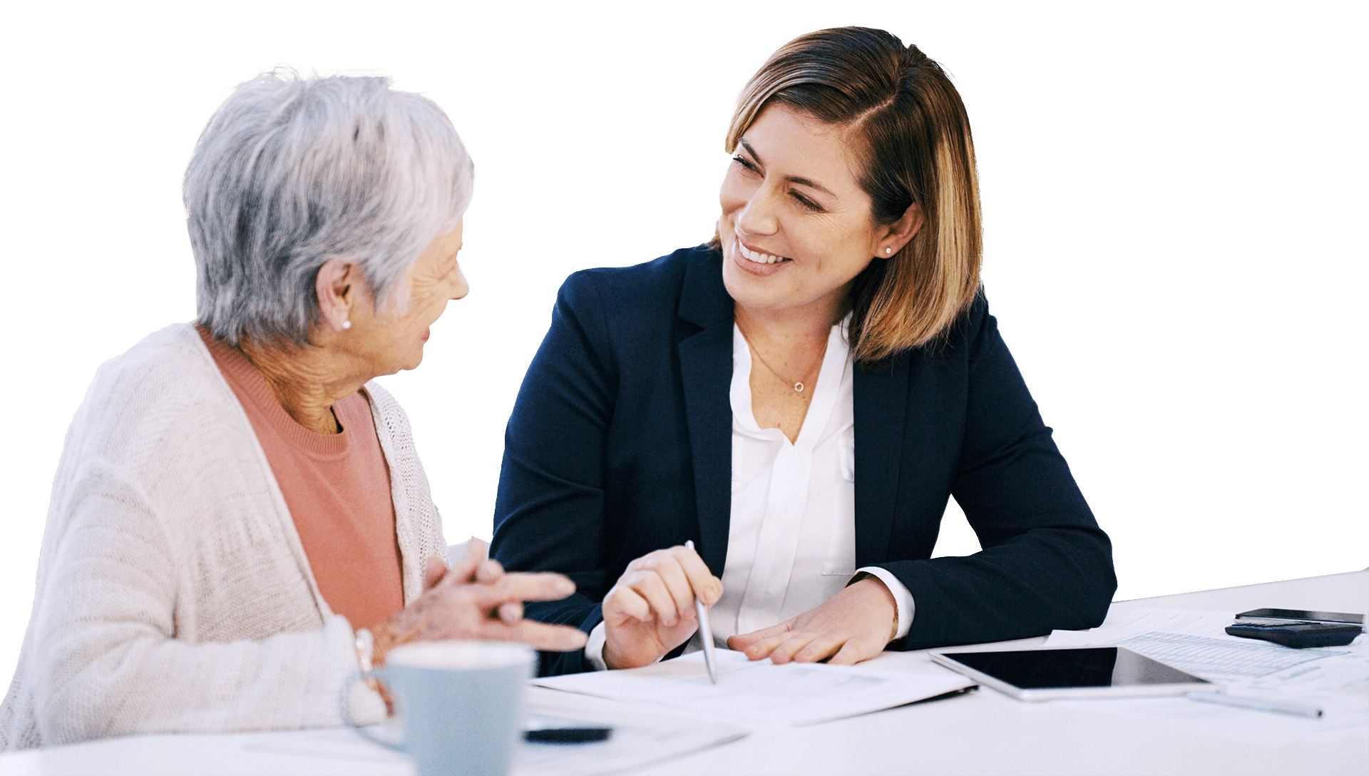 Southern Bank wealth management professional helping investor
