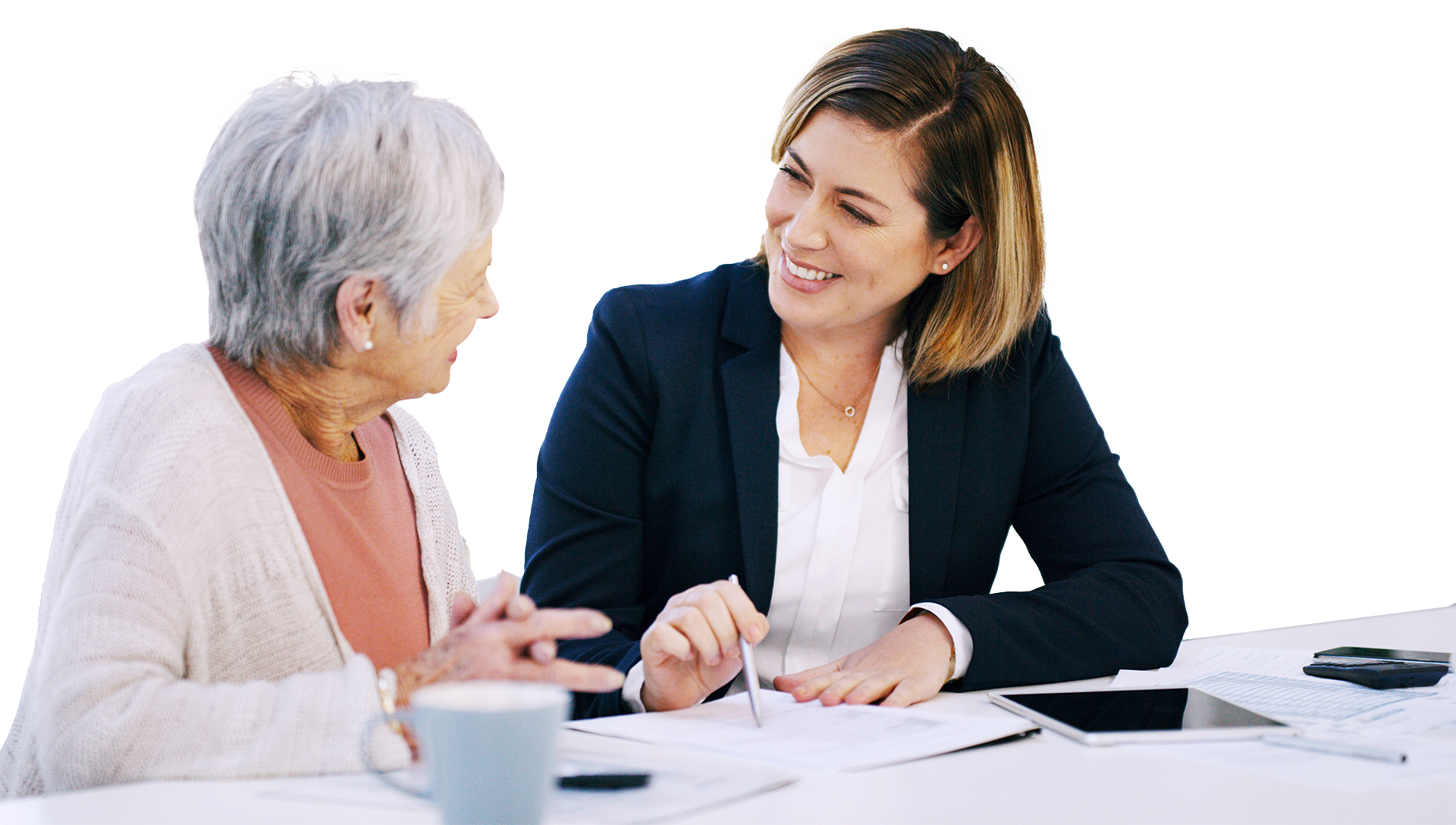 Southern Bank wealth management professional helping investor